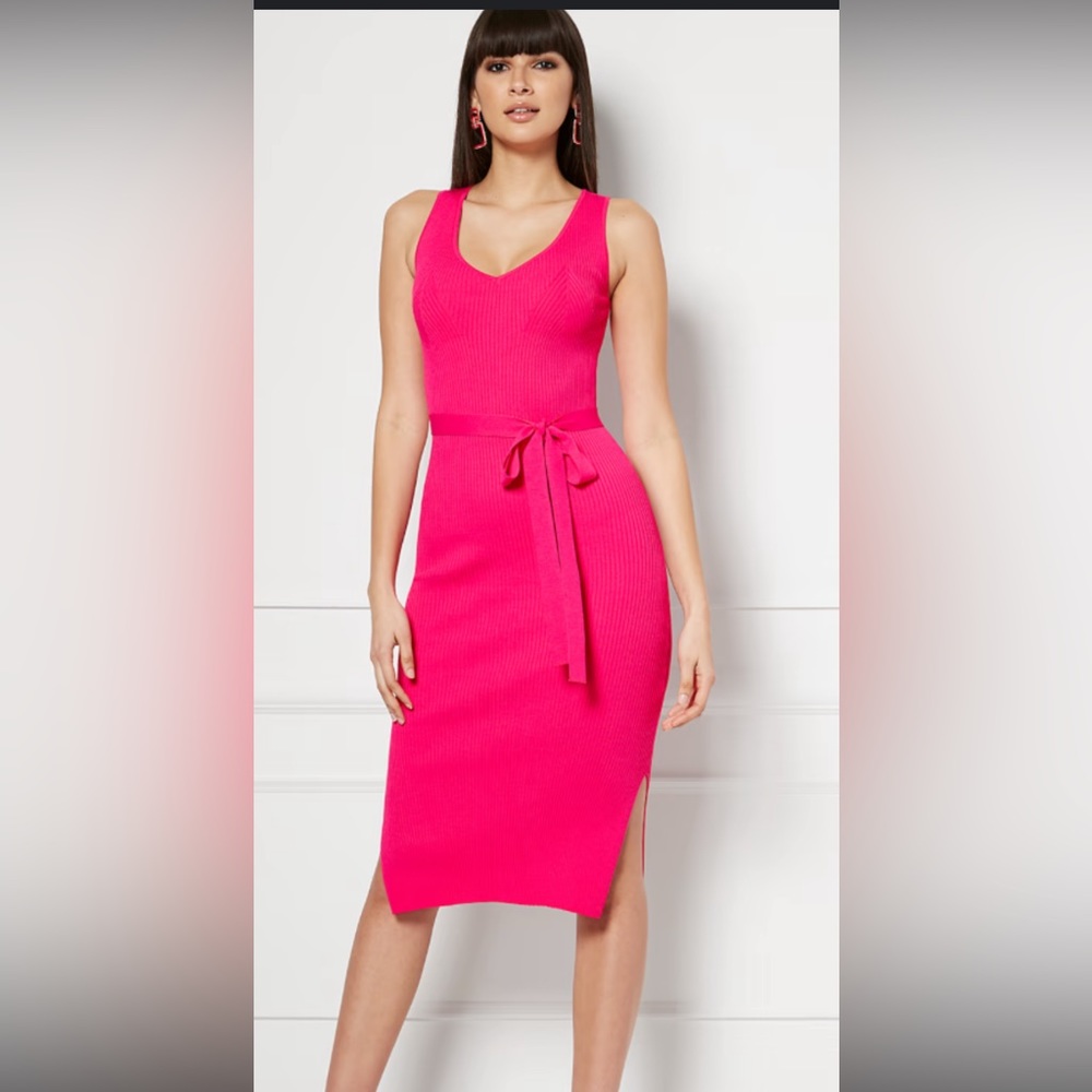 NEW Cesaria Sweater Dress - Eva Mendes Collection.. Color:SENSATIONAL PINK - S